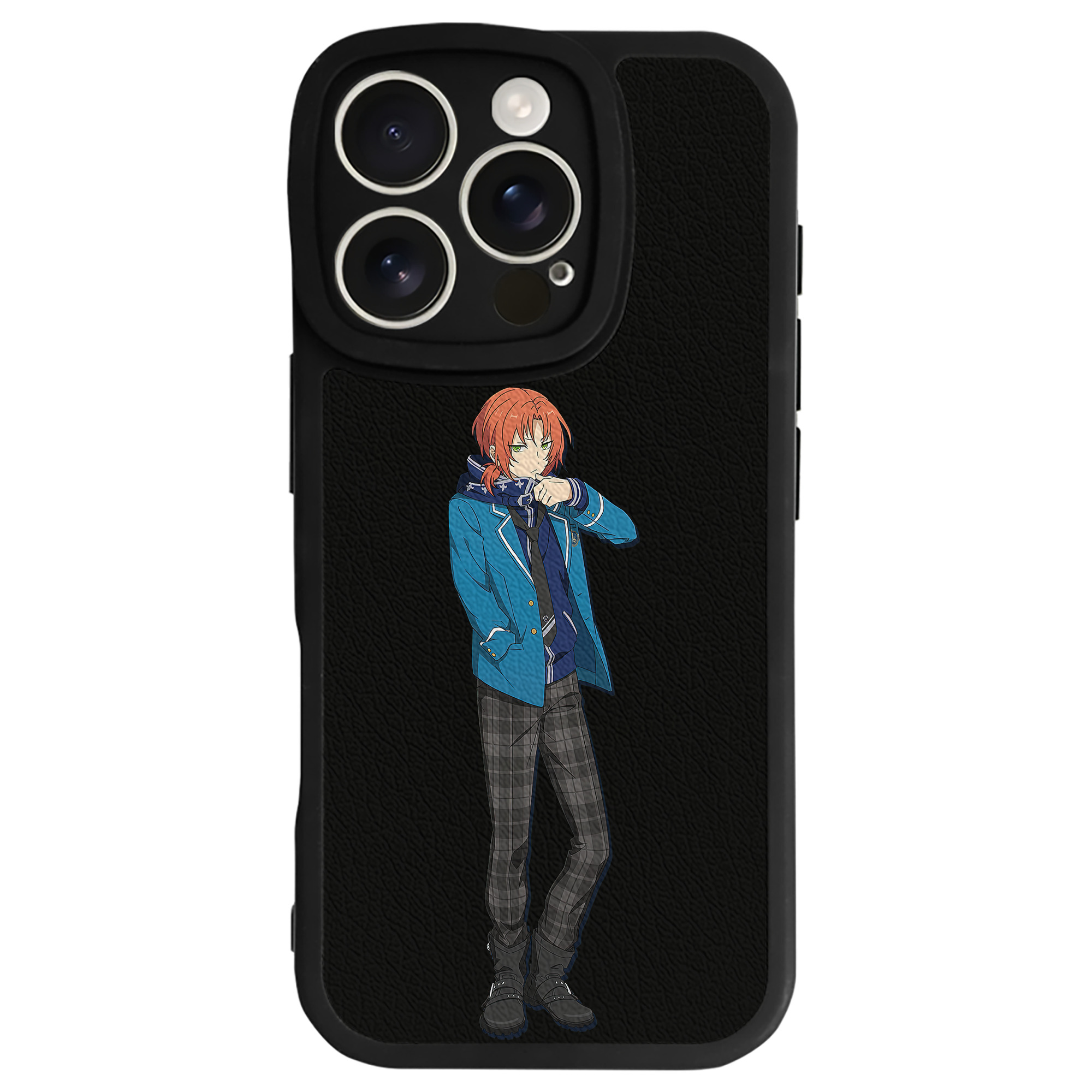 （画像用） あんさんぶるスターズ! Ensemble Stars 【iPhone 16シリーズ対応】シリコンスマホケース（レザー調） 材質：シリコン